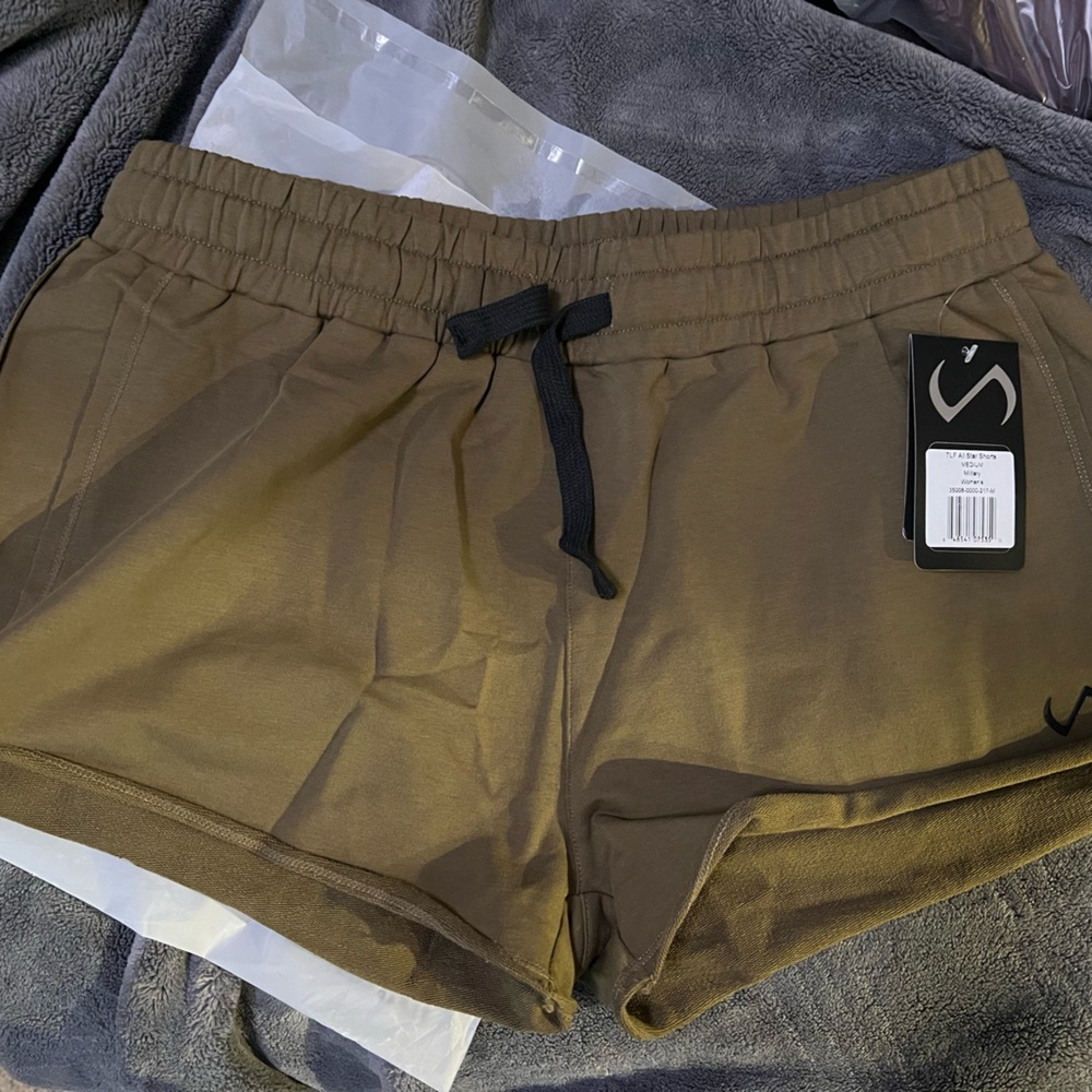BRAND NEW | TLF All Star Shorts. Size Medium. Color Military.